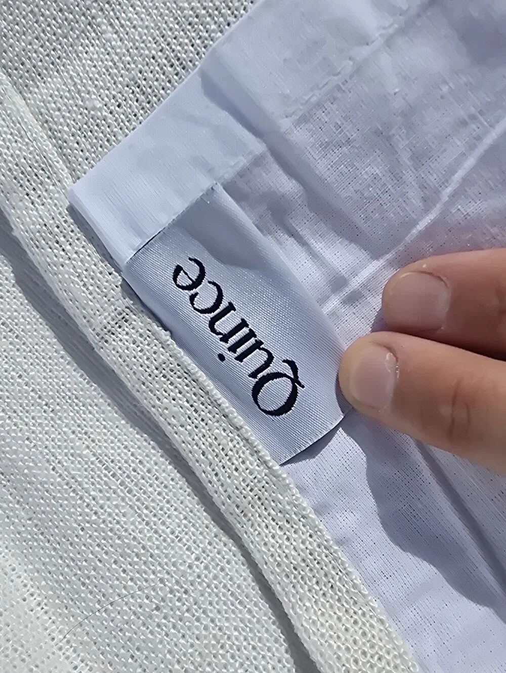 Quince 48x84 Heavyweight European Linen FILTERING Cloud Curtain 48